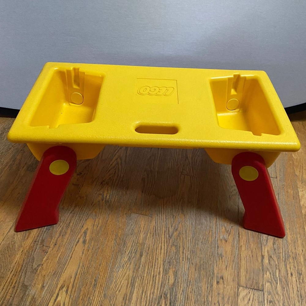 Lego building and storage table vintage lego table